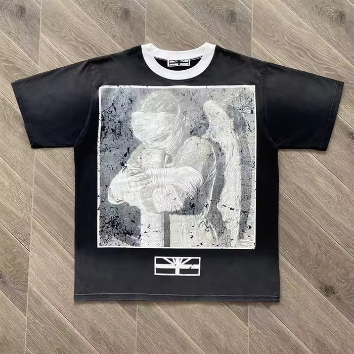 Vertebrae vross pain tee black