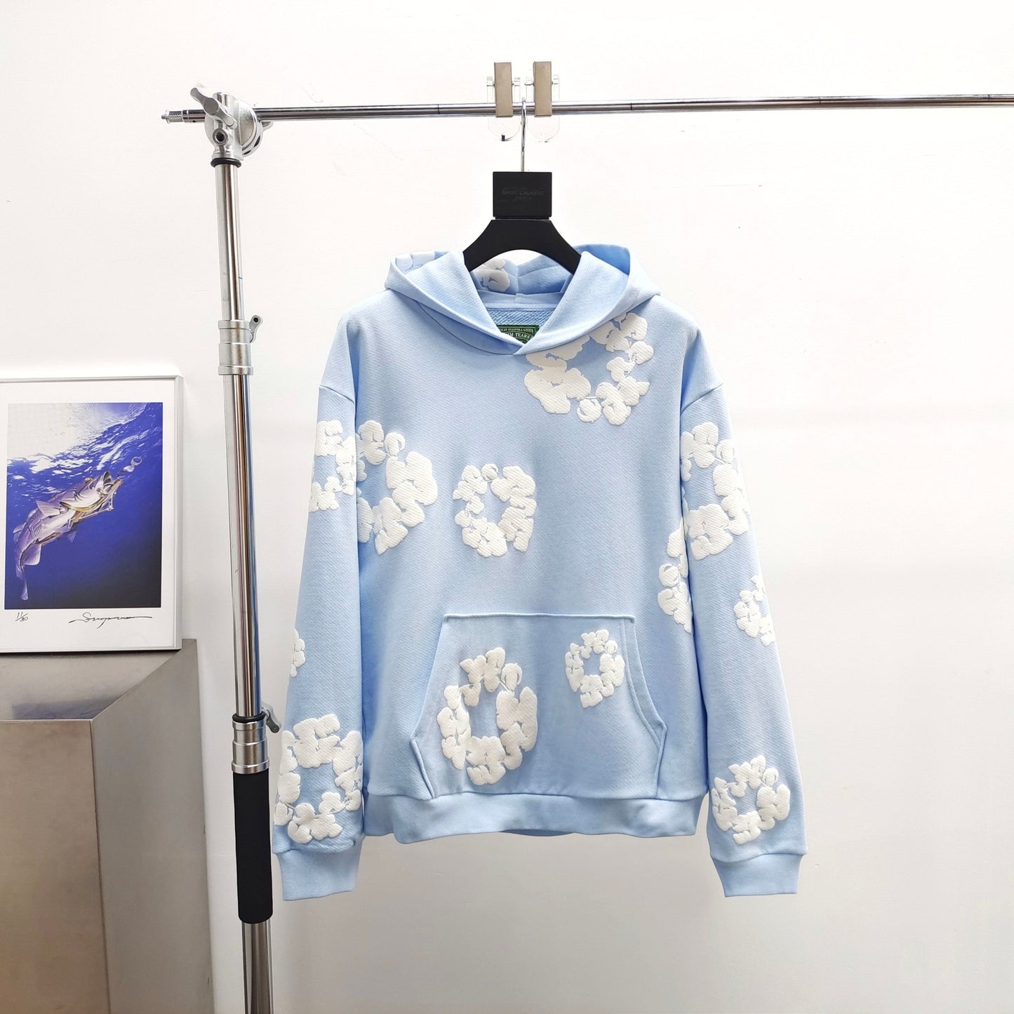 Denim Tears light blue hoodie