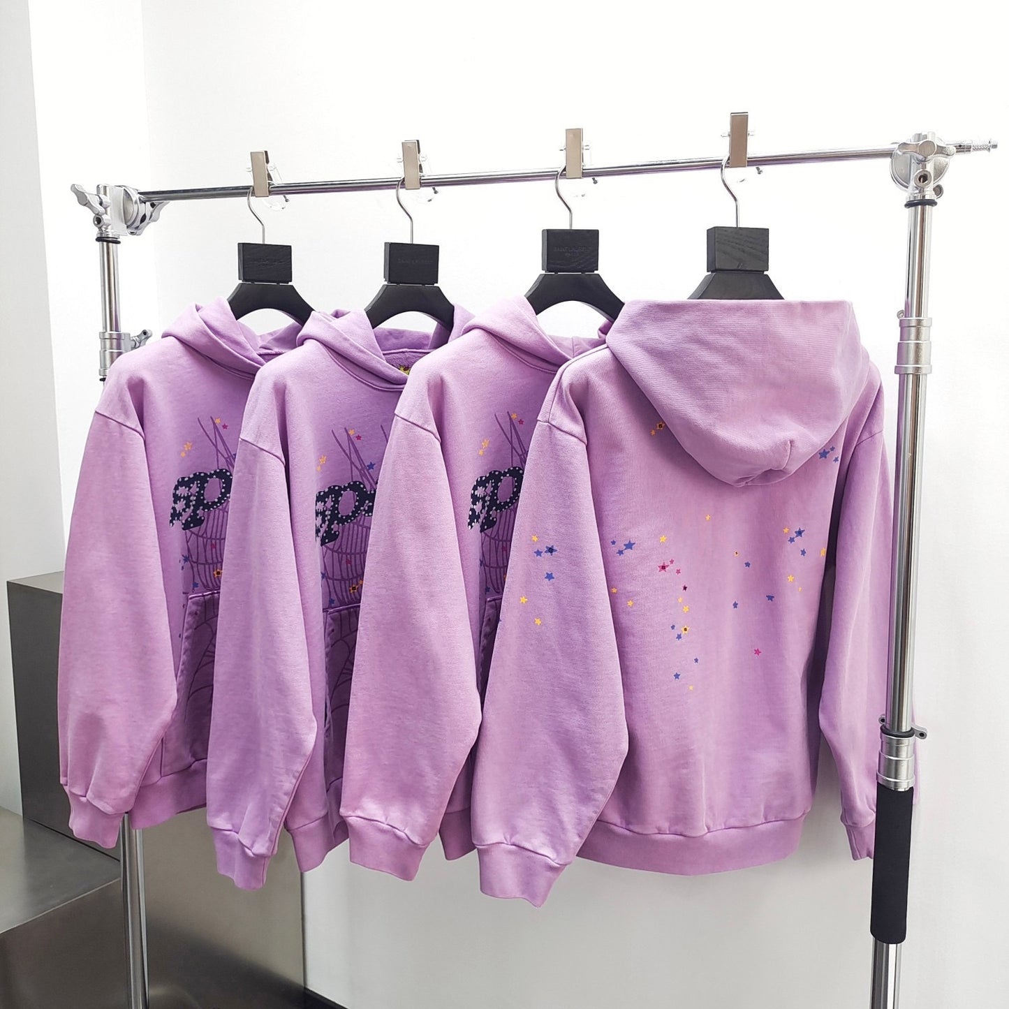 Sp5der Acai Hoodie Purple