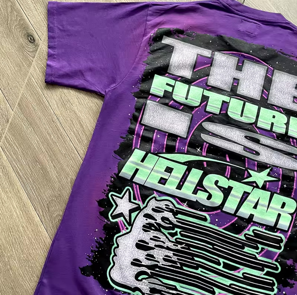 HELLSTAR purple “GOGGLES” TSHIRT