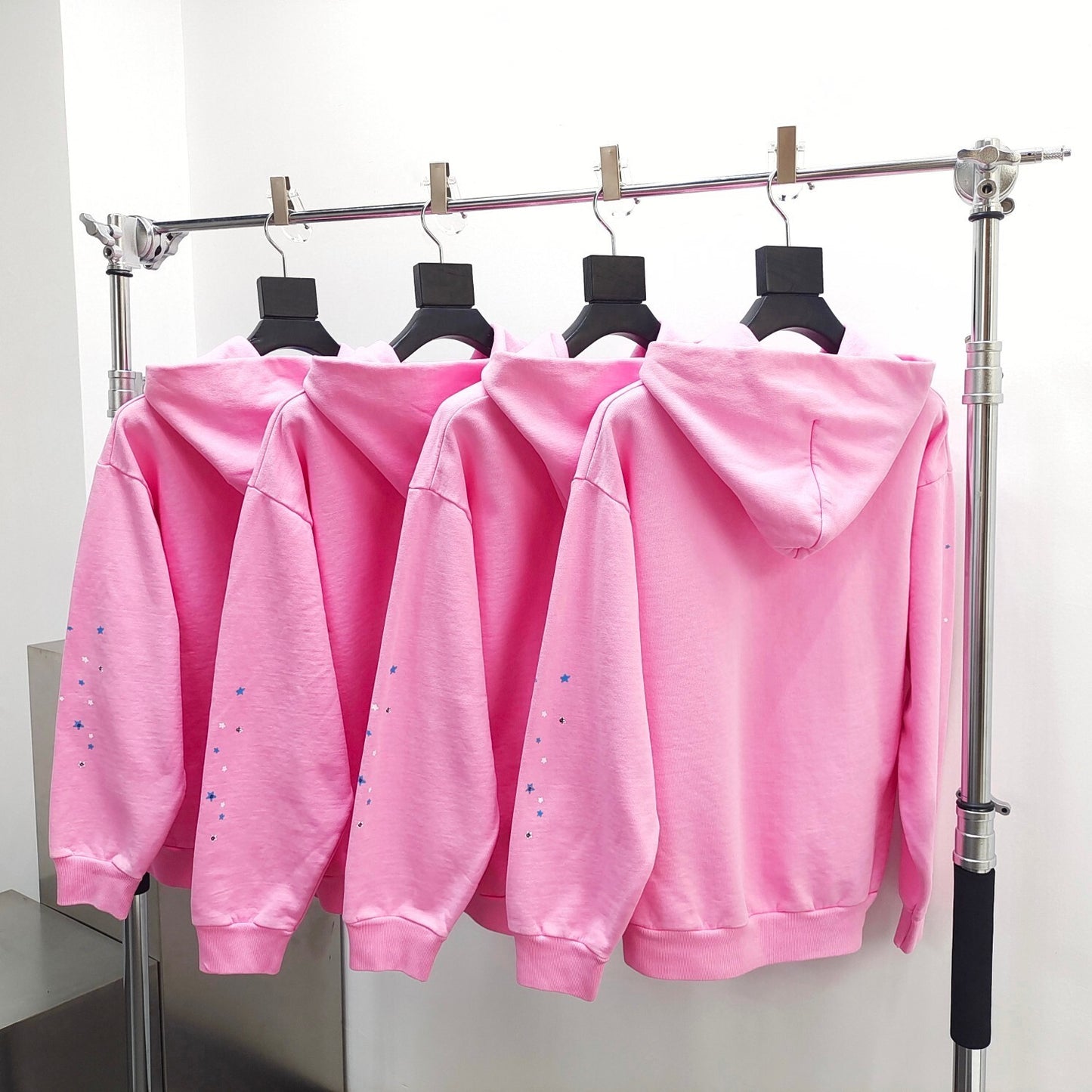Sp5der OG Web Hoodie 'Pink'