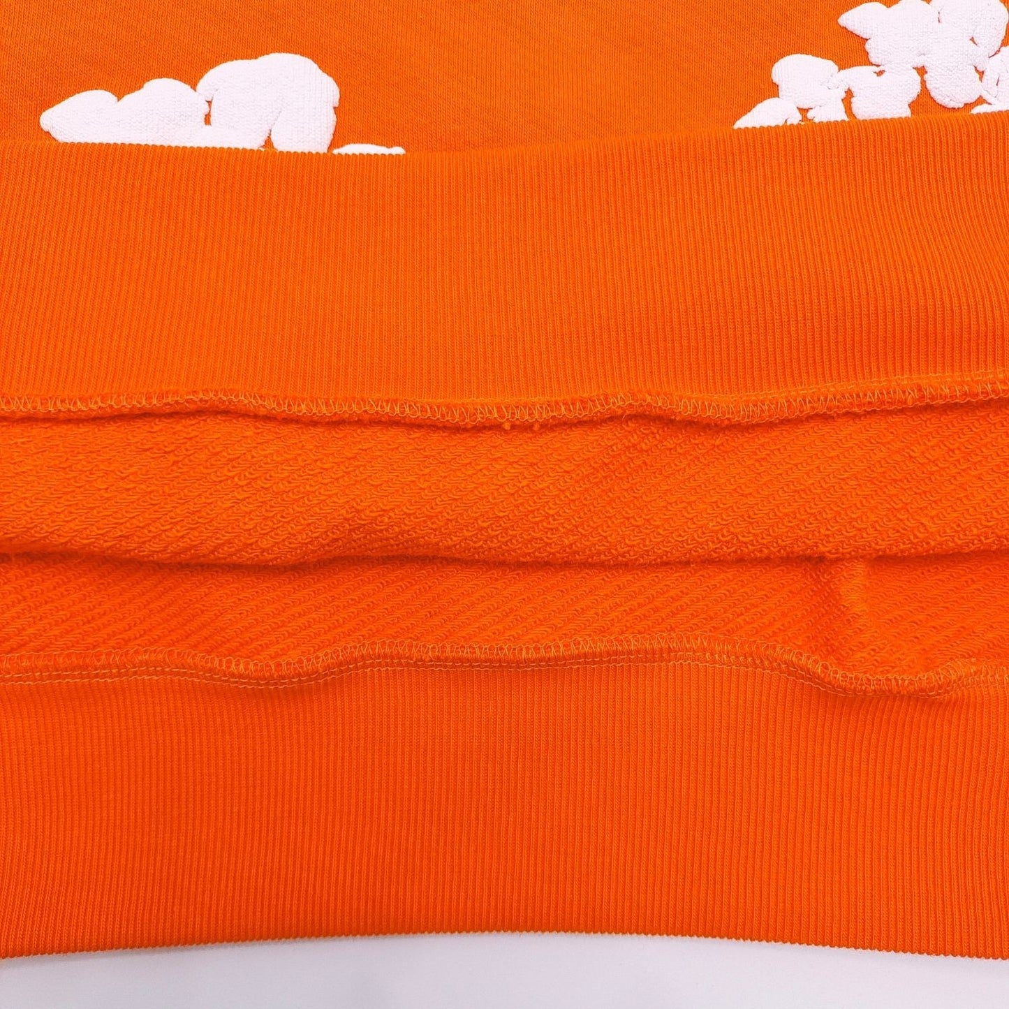 Denim Tears orange hoodie
