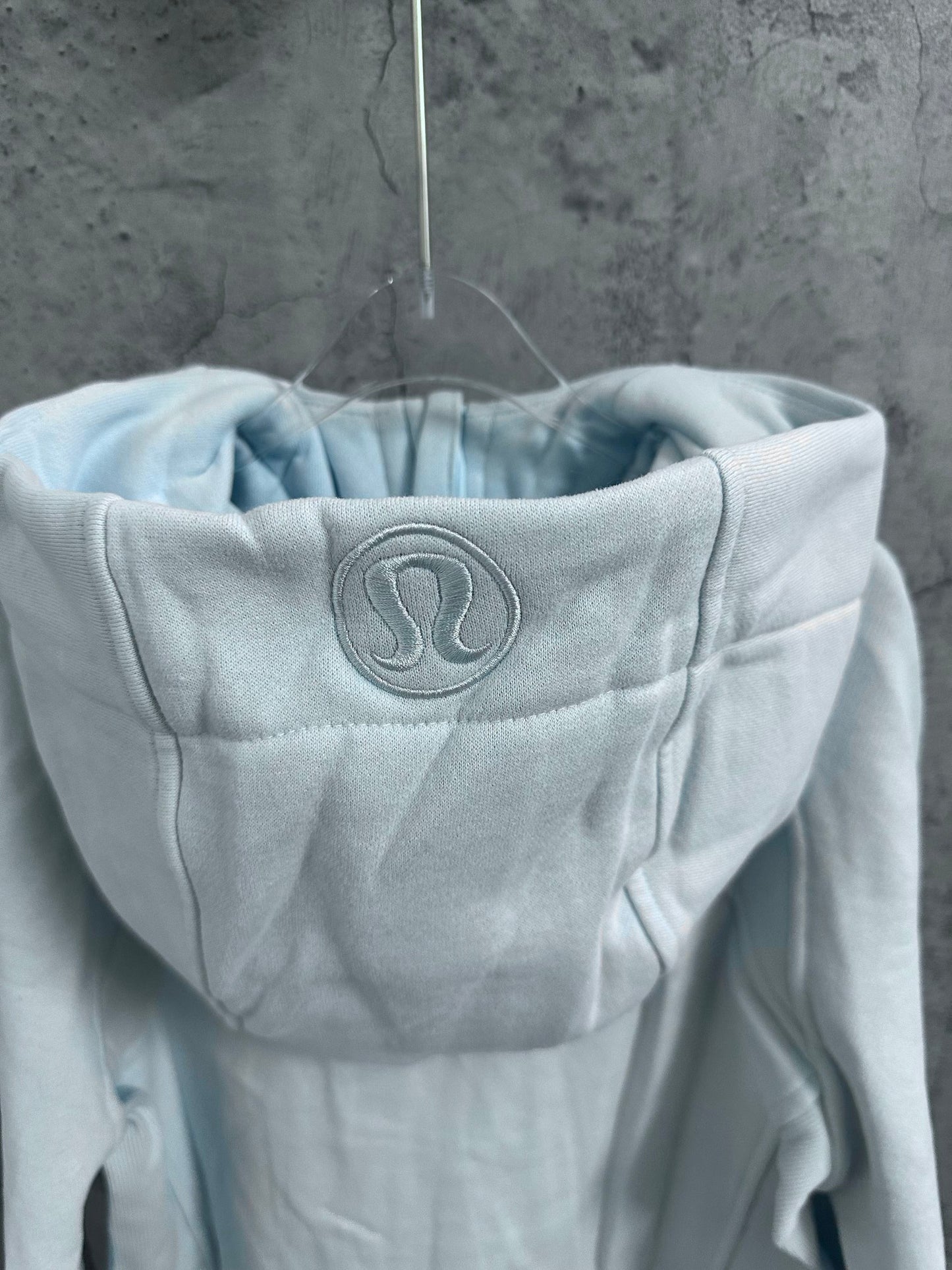 Lululemon light blue scuba jacket