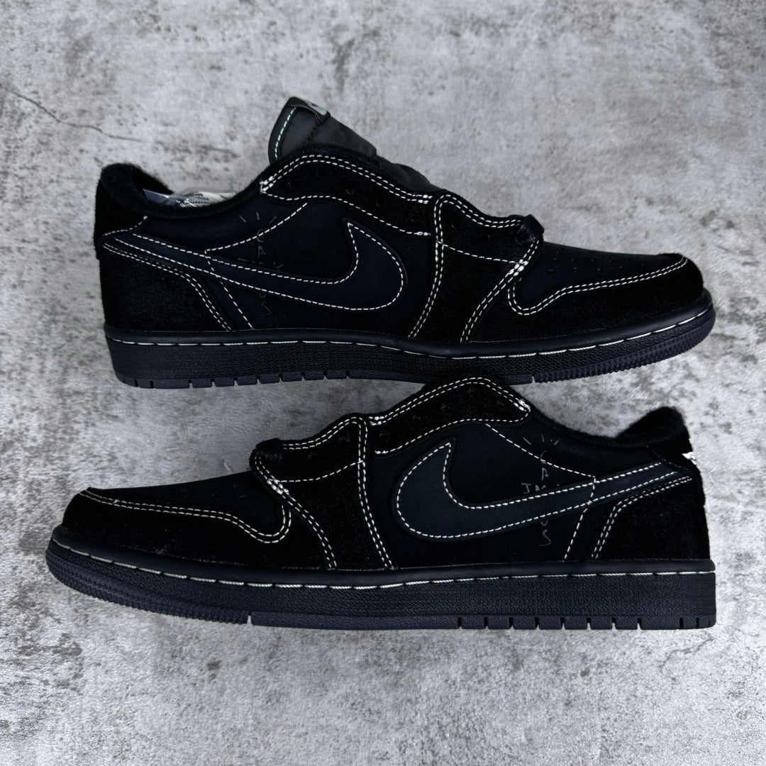 Travis Scott x Air Jordan 1 Retro Low OG SP Black Phantom