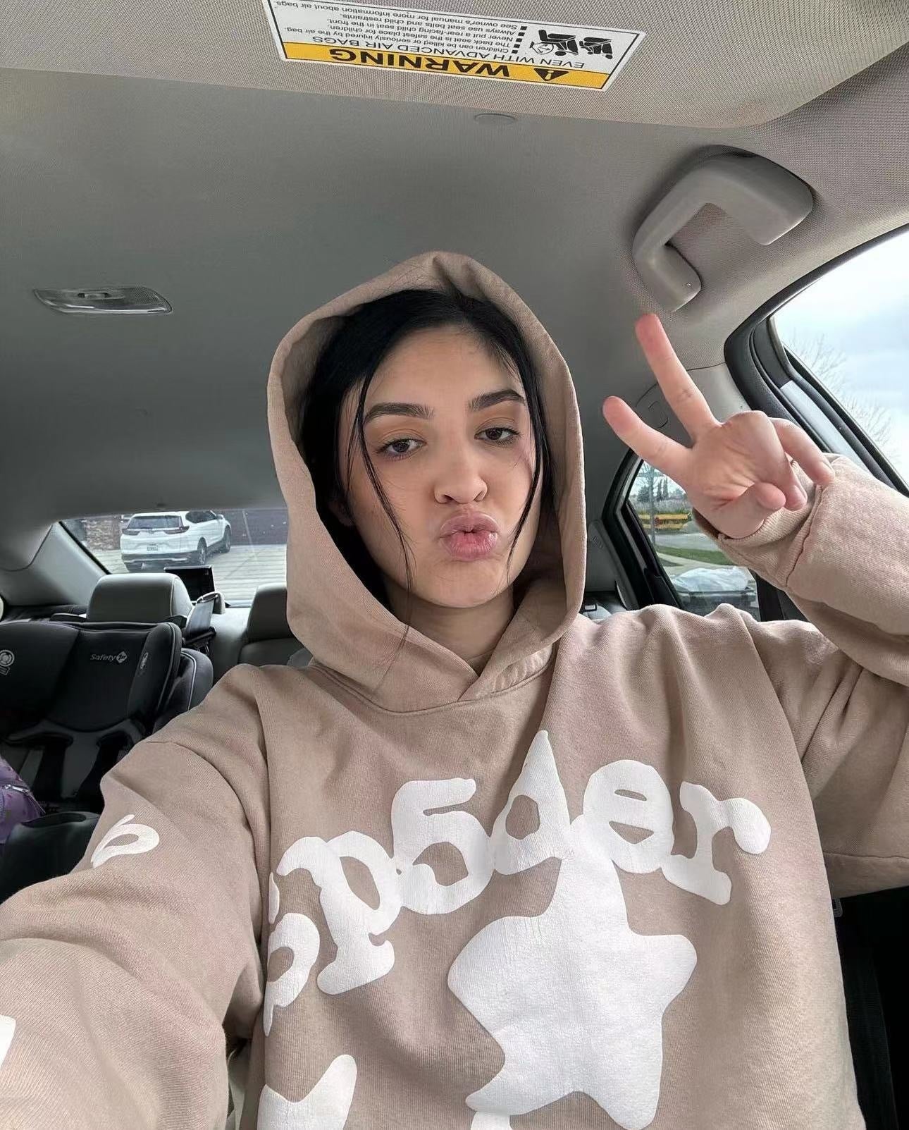 Sp5der Beluga Hoodie 'Sand'