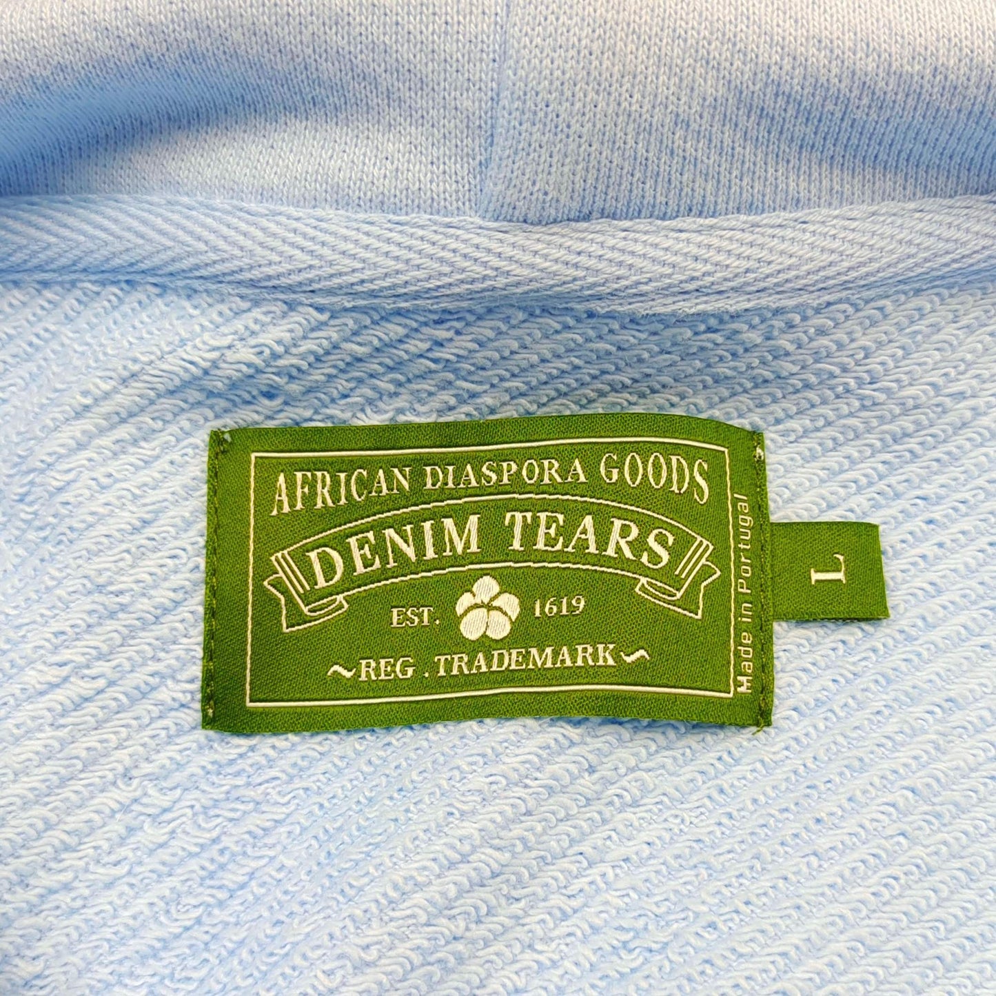 Denim Tears light blue hoodie