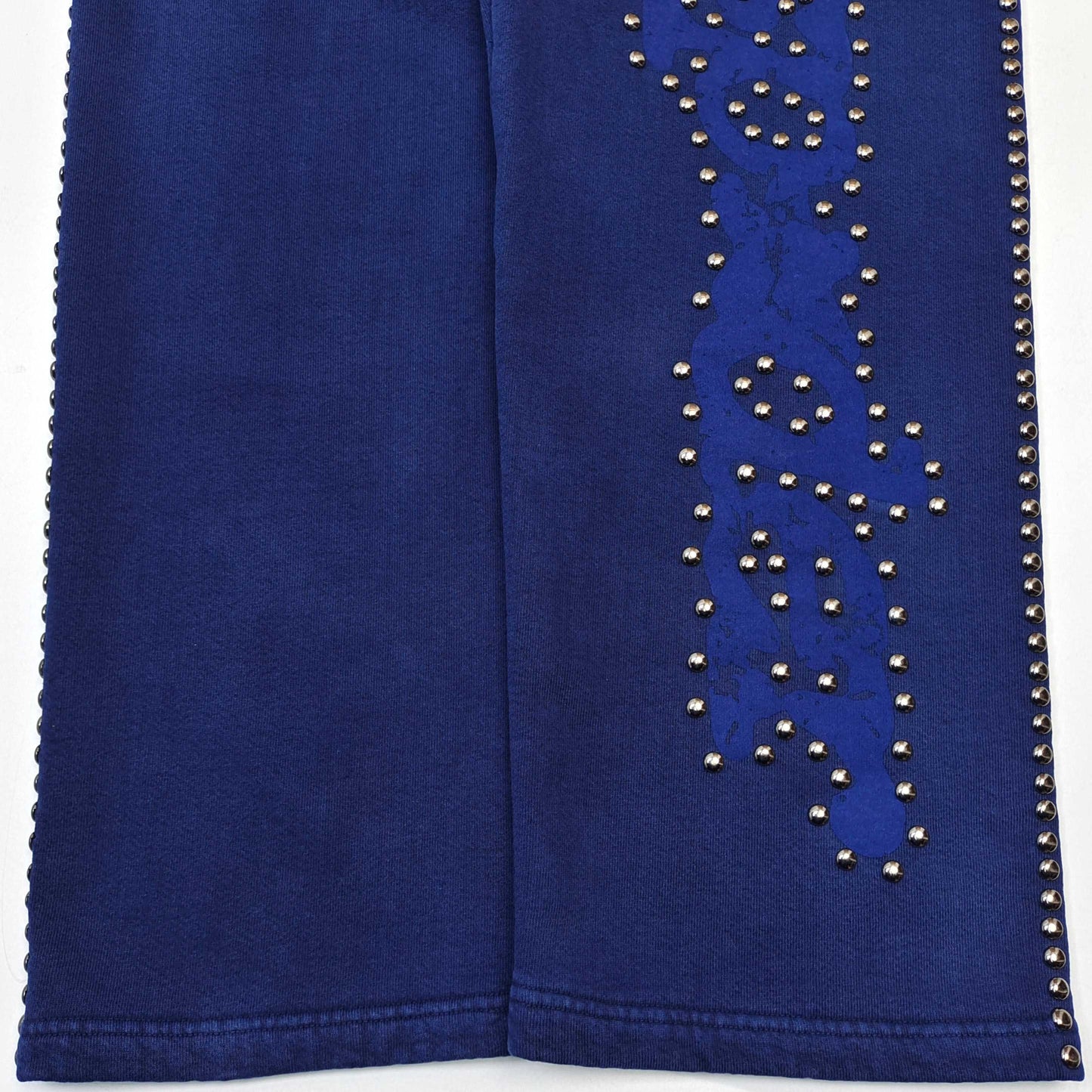 Sp5der FW25 Punk V3 Studded Sweatpant Blue