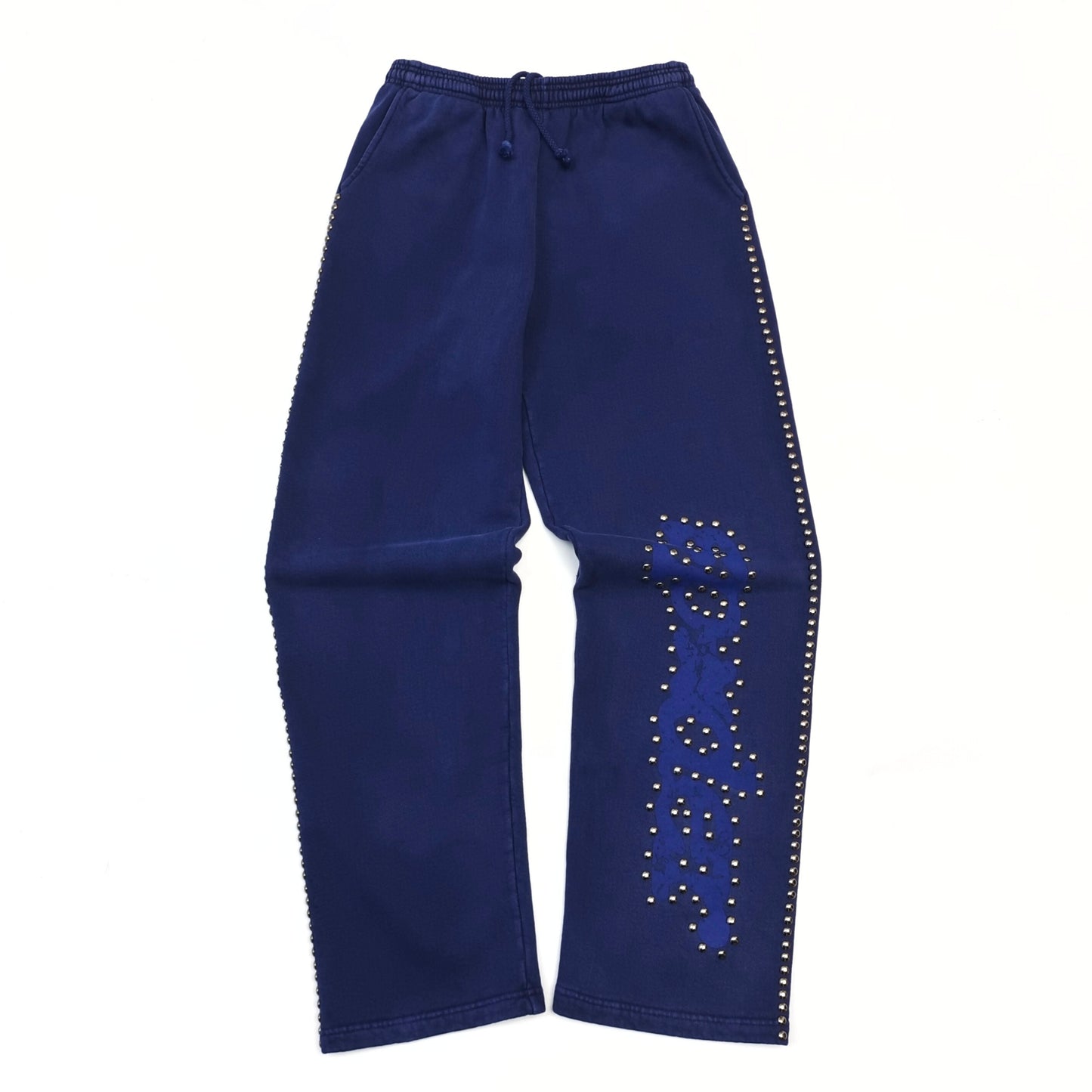 Sp5der FW25 Punk V3 Studded Sweatpant Blue