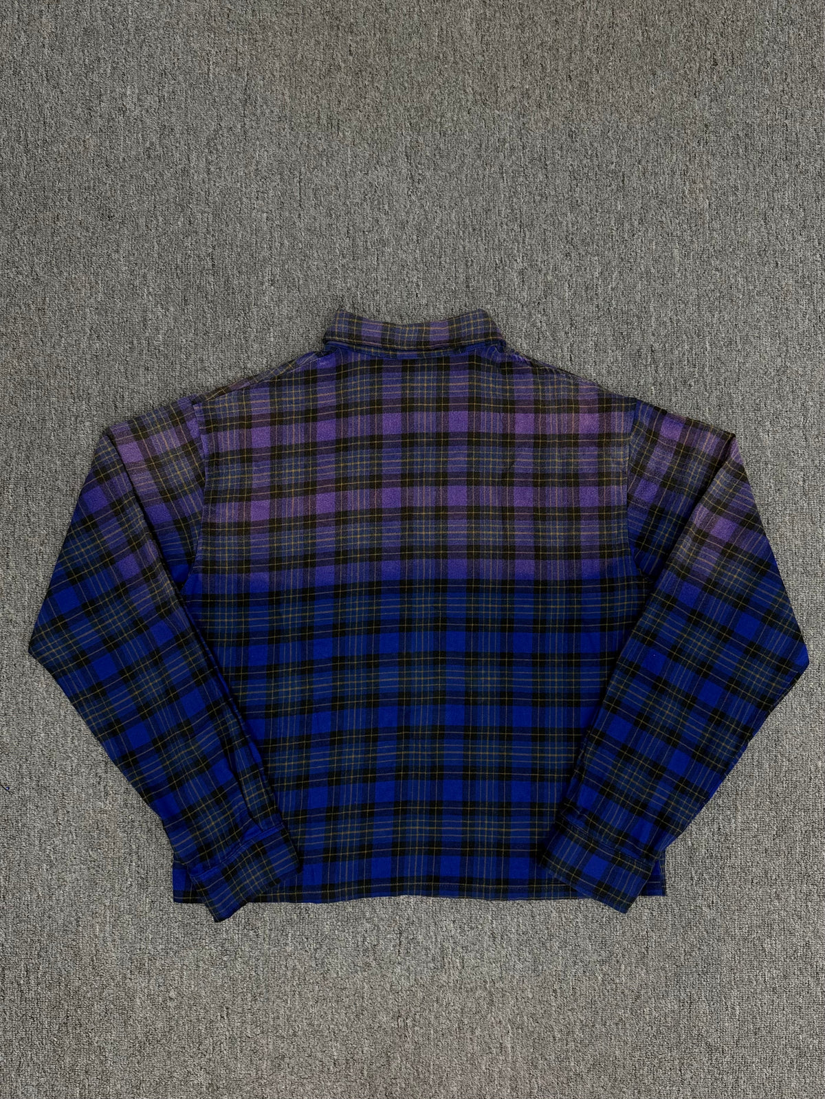 Vale Forever Rhinestone Plaid Flannel Blue/Black