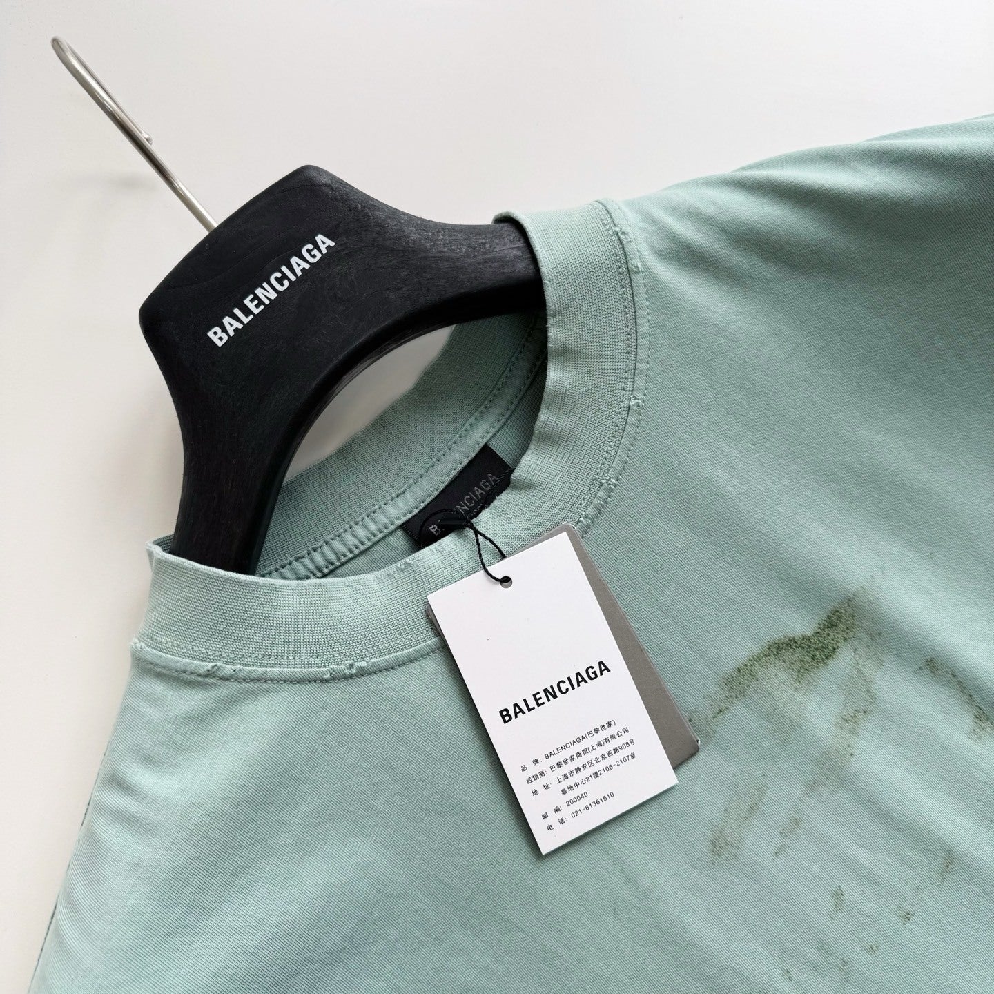 Balenciaga  DIY Imprint Cropped T-Shirt