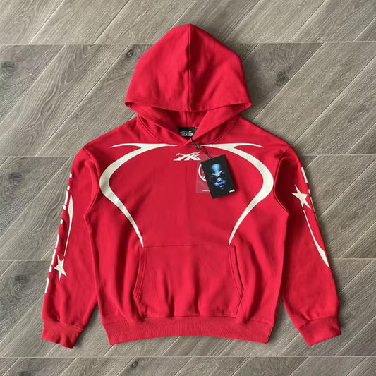 Red hellstar sports hoodie/ sweatpants