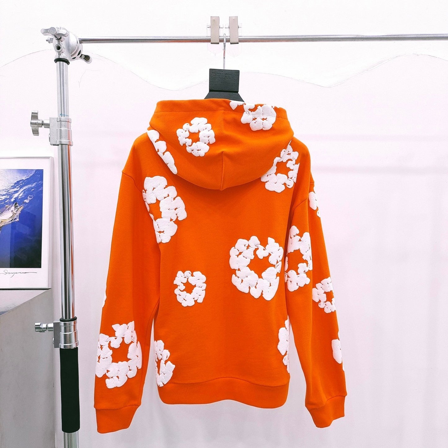 Denim Tears orange hoodie