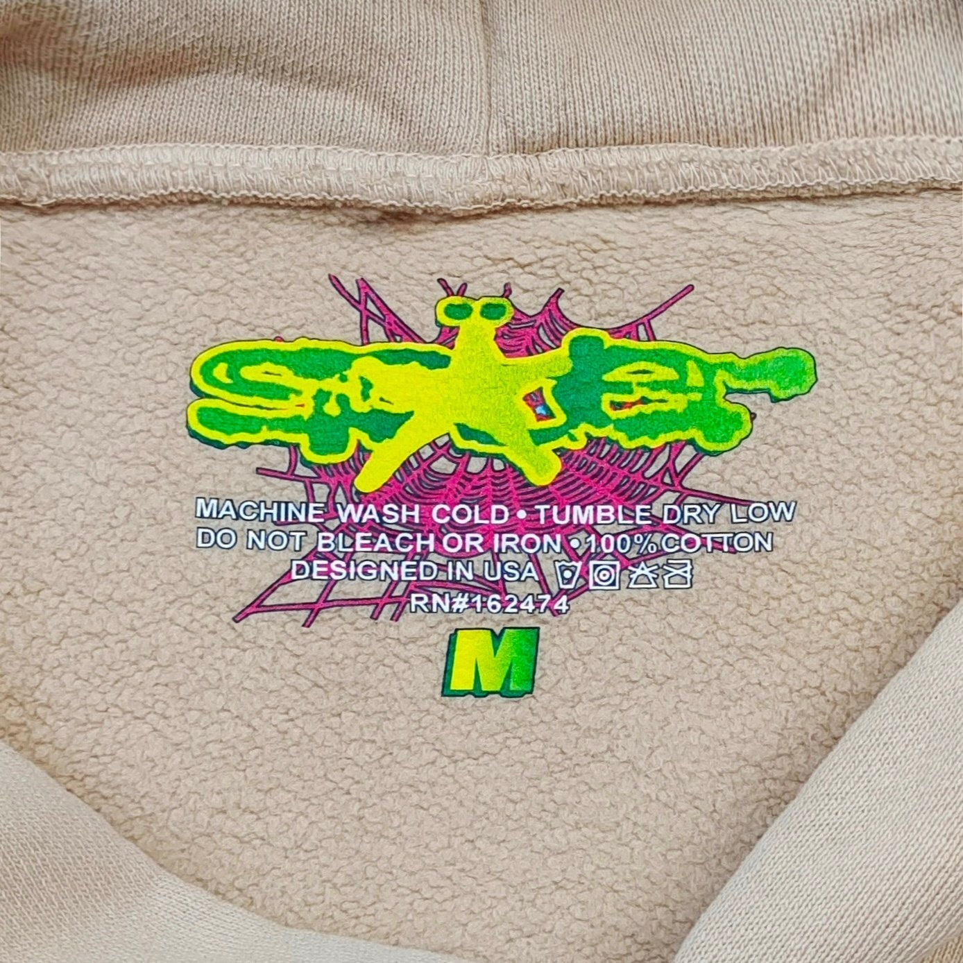 Sp5der Beluga Hoodie 'Sand'