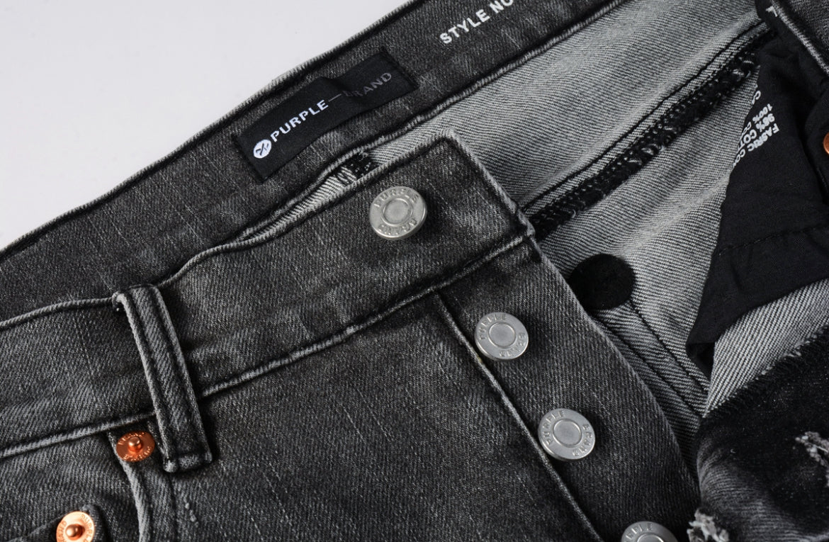 Dark gray purple brand  jeans