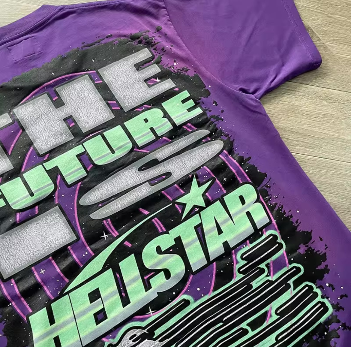 HELLSTAR purple “GOGGLES” TSHIRT