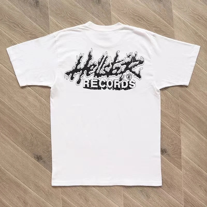 Hellstar Sound Like Heaven Tee Men Women Streetwear T Shirt High Quality 100% Casual Gothic Short Sleeve T-Shirt (with hellstar tags)