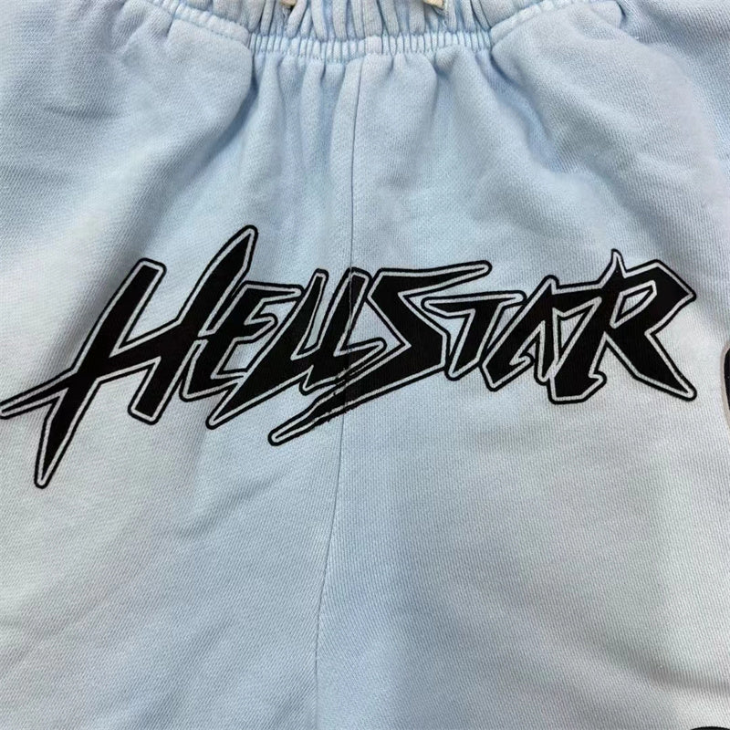 Hellstar light blue shorts