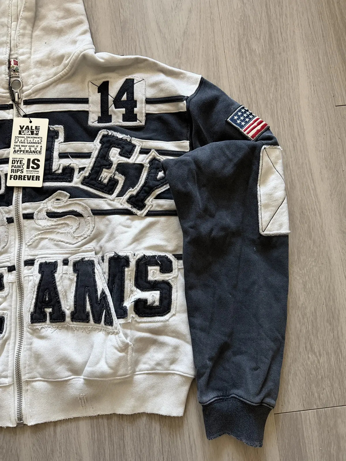 Vale Forever Collage Zip Up 'Mono'