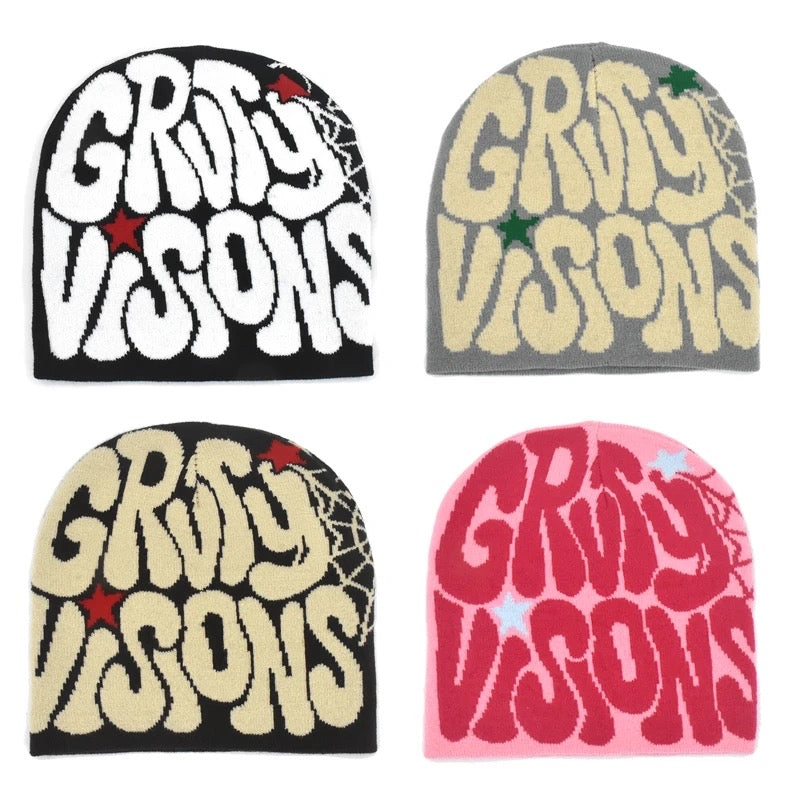 Gravity vision y2k beanies