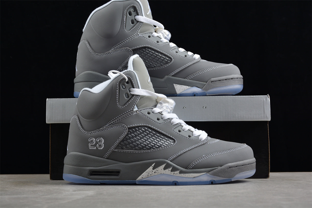 Jordan 5 wolf gray
