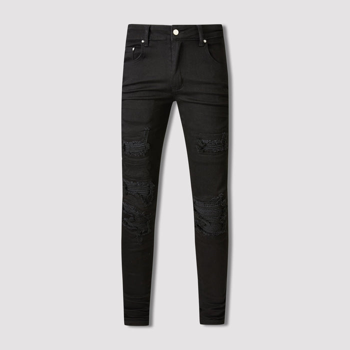 Amiri jeans black distressed