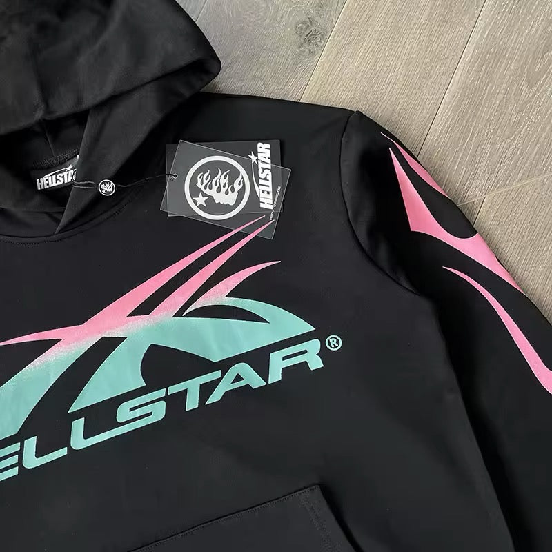 Hellstar Studios sports colorful hoodie