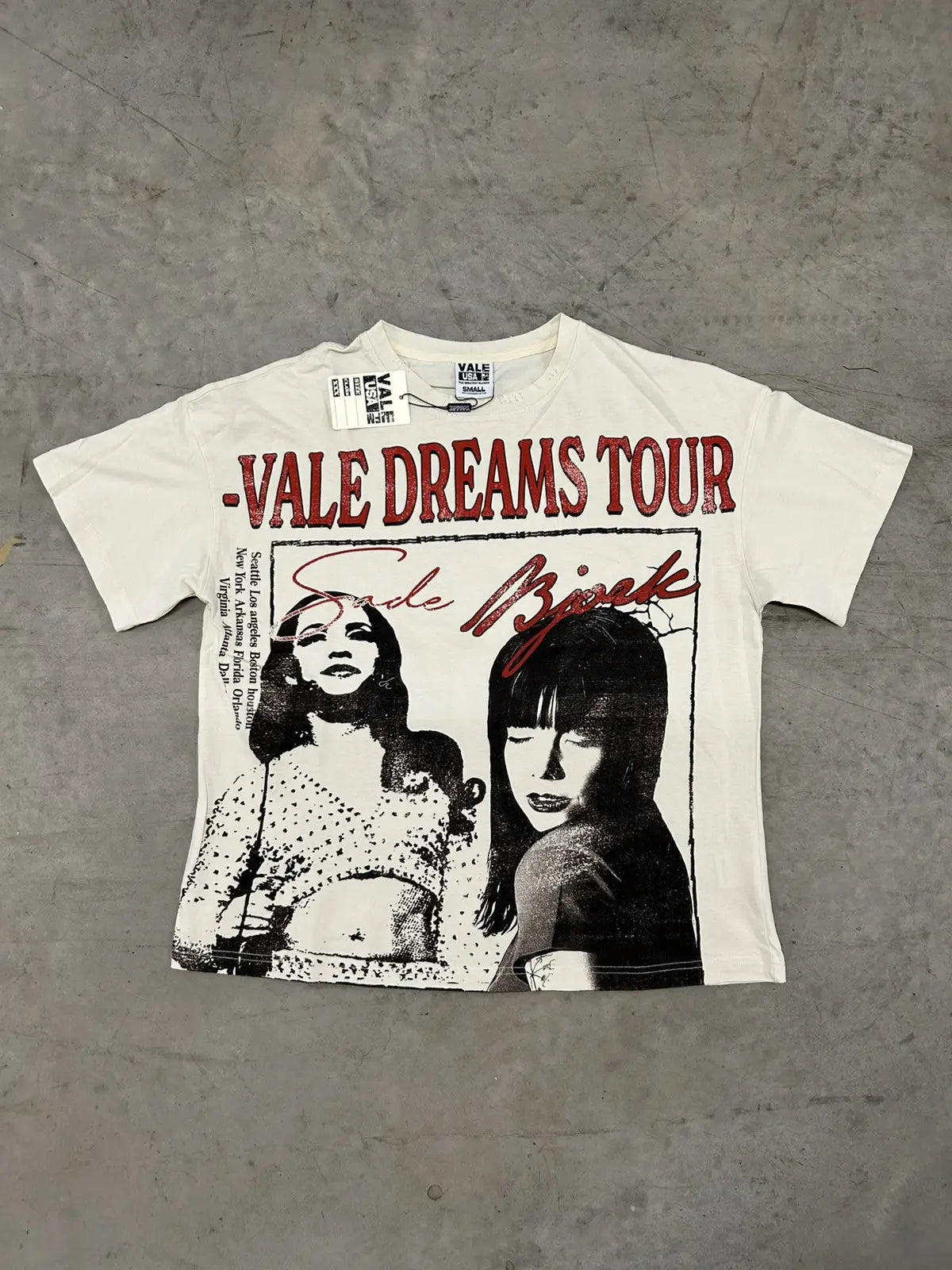 Vale Forever Valley Dreams Cream Fantasy Tour Tee