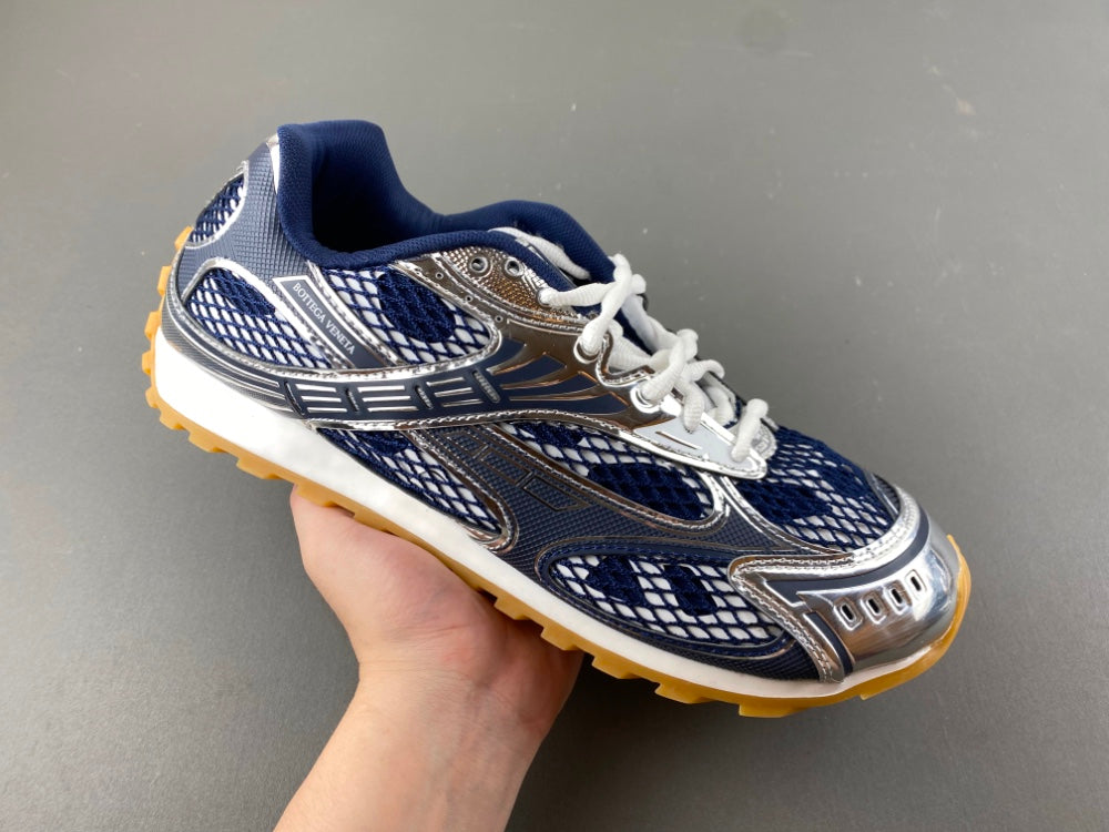 Bottega venta orbit dark blue and sliver