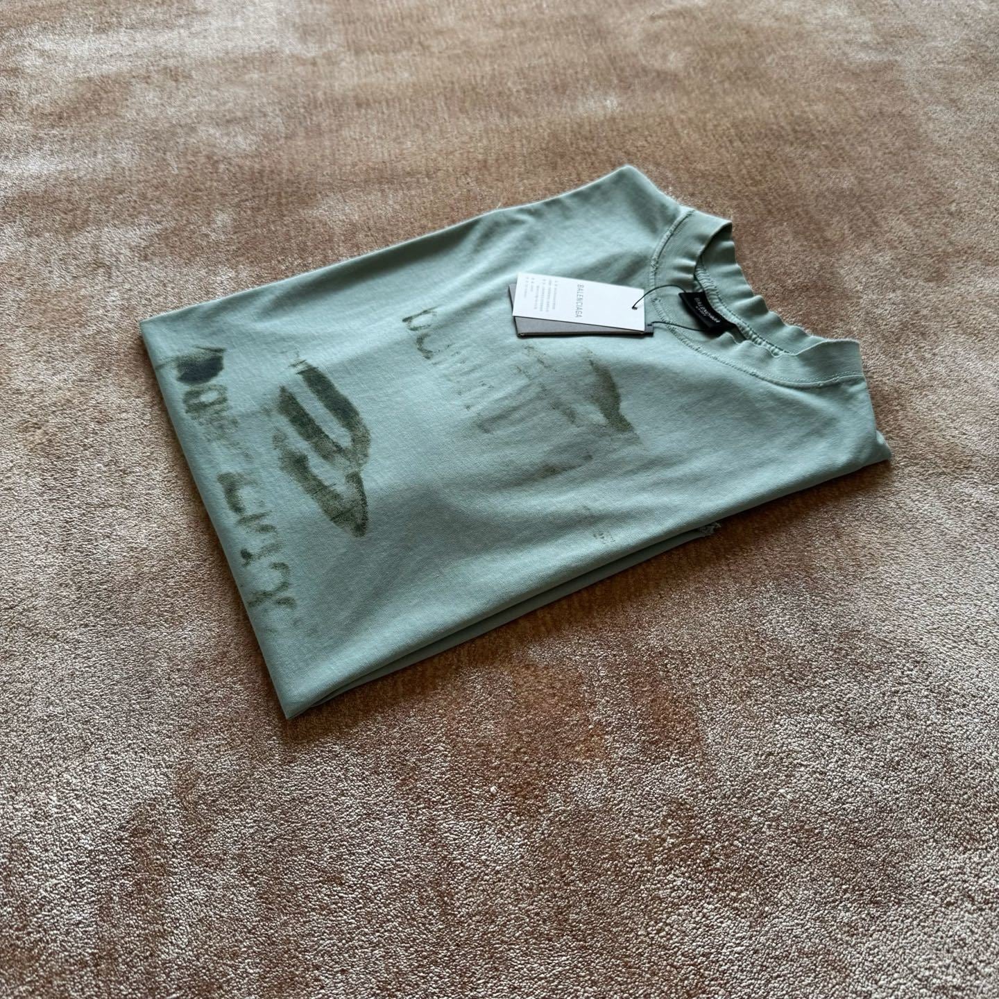 Balenciaga  DIY Imprint Cropped T-Shirt