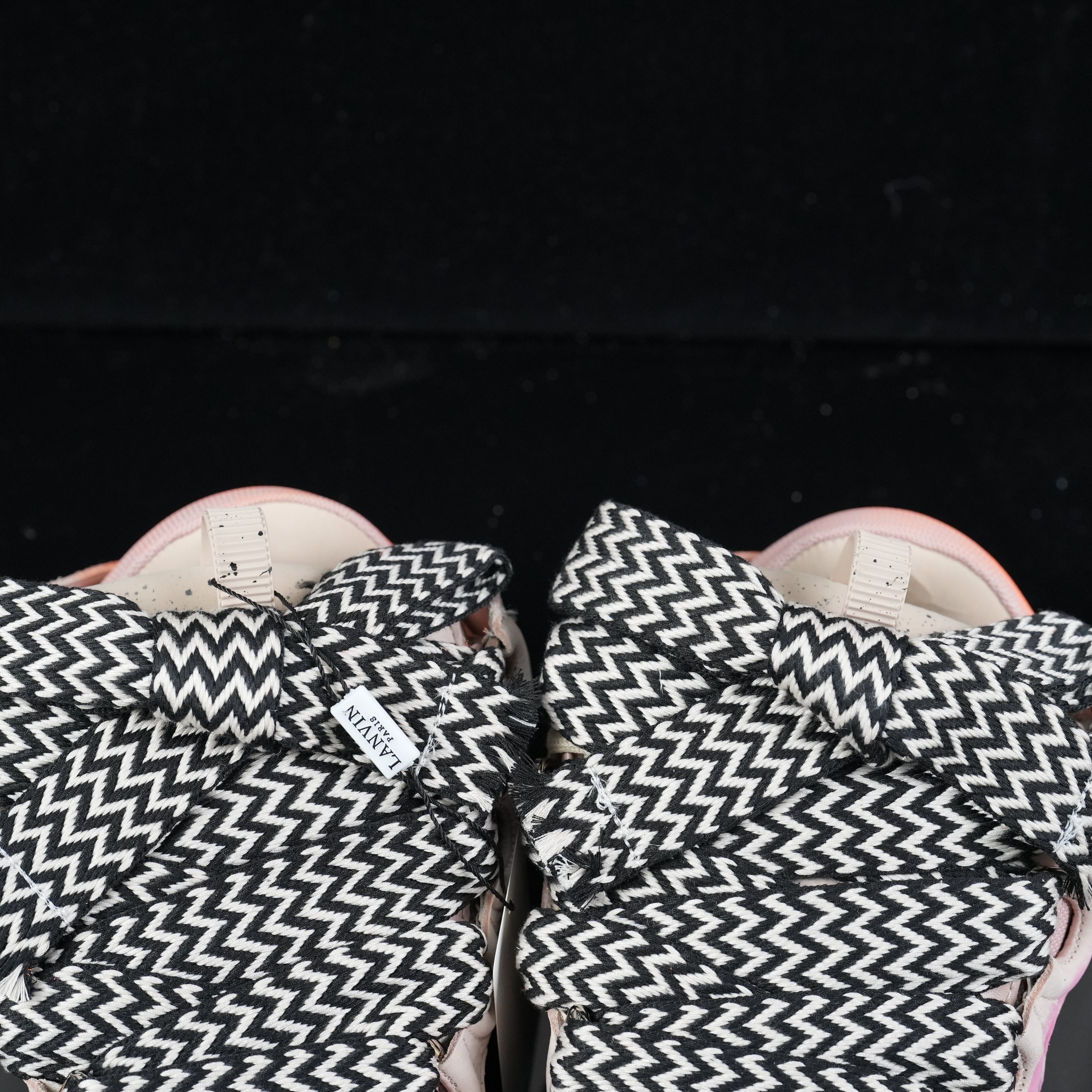 Gallery Dept. x Lanvin Curb Light Sneakers 'Paint Drip - Pale Pink'