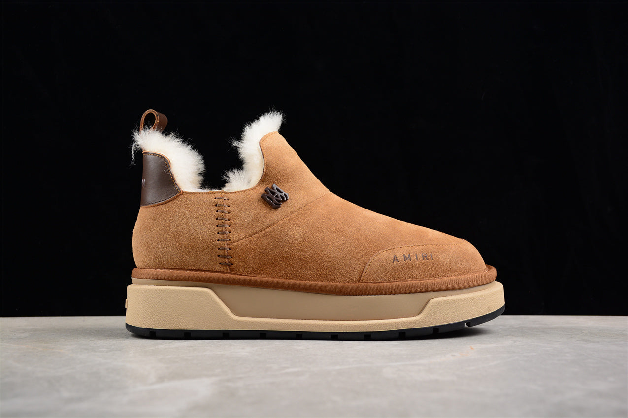 Amiri uggs Malibu suede boots brown