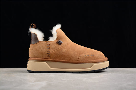 Amiri uggs Malibu suede boots brown