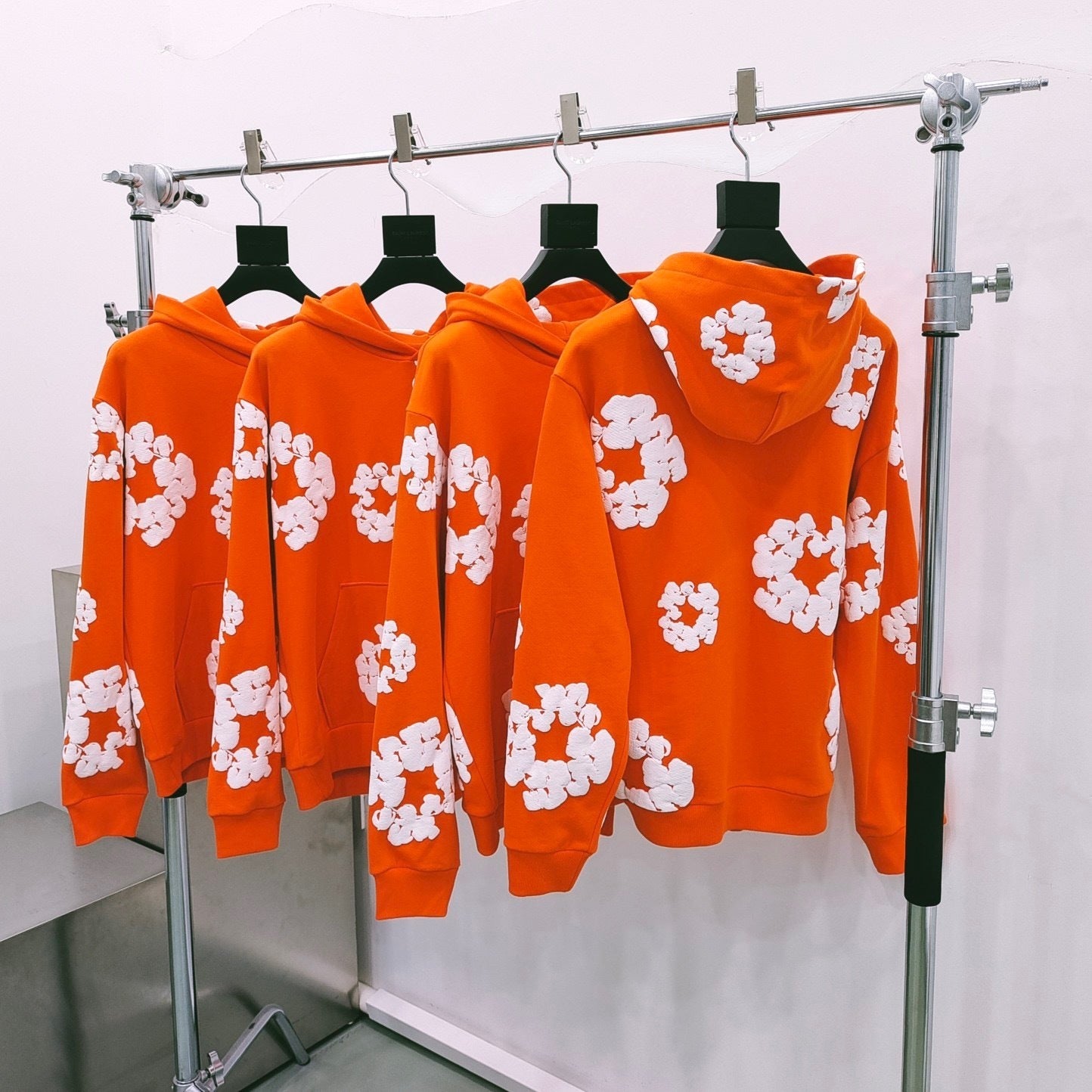 Denim Tears orange hoodie