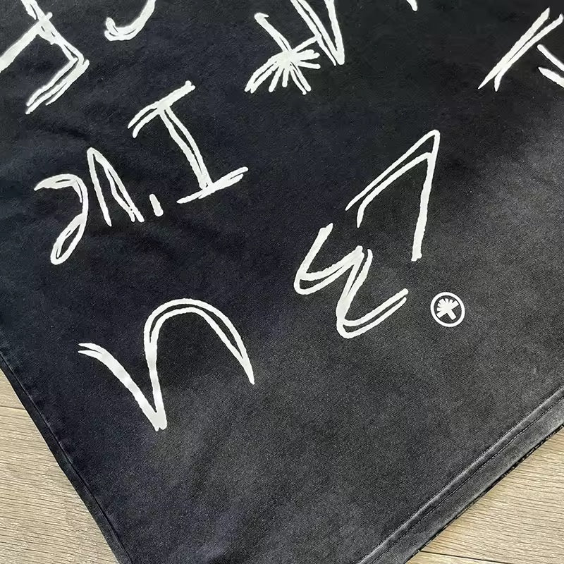 Vertebrae vross pain tee black