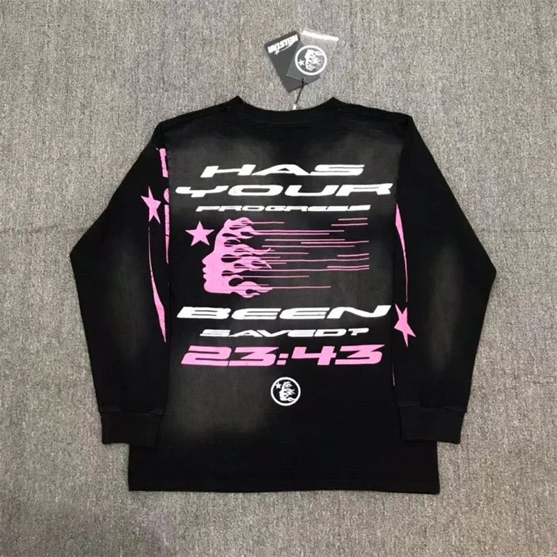 Hellstar been saved 23:43 long sleeve tee