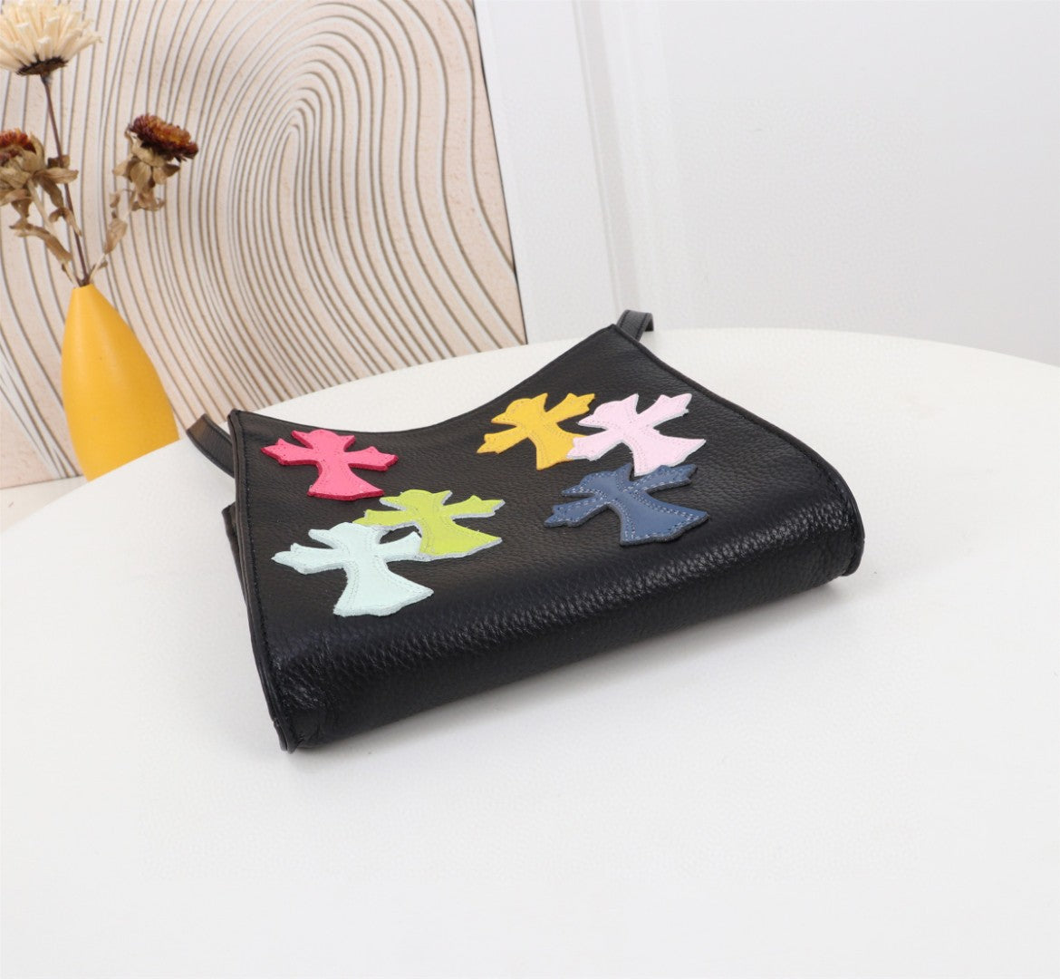 Chrome hearts colorful corsses handbag