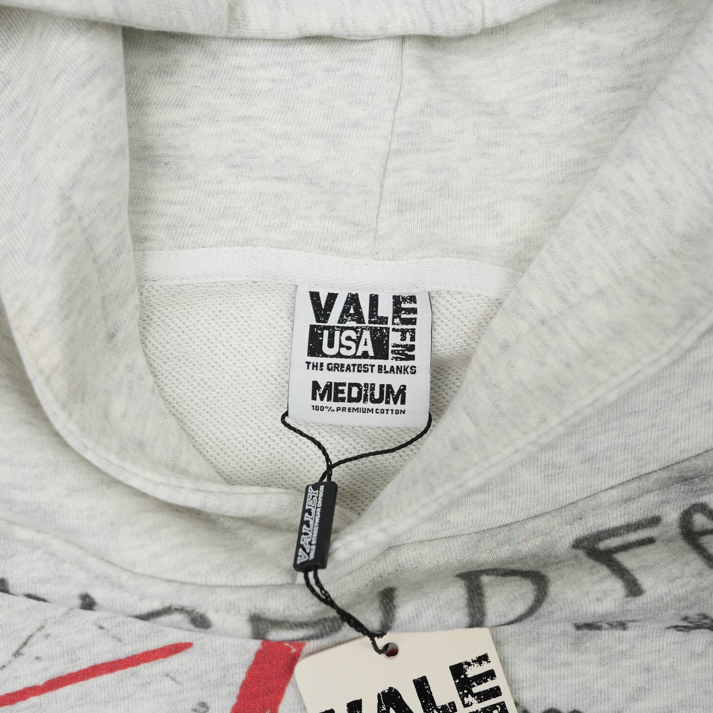 Vale Forever Mural Hoodie Grey