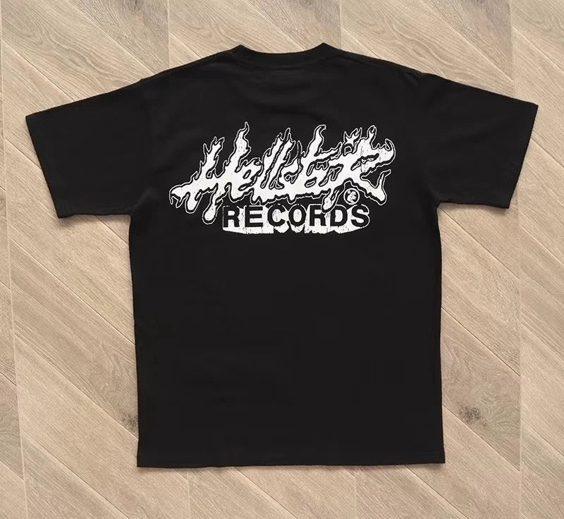 Hellstar Sound Like Heaven Tee Men Women Streetwear T Shirt High Quality 100% Casual Gothic Short Sleeve T-Shirt (with hellstar tags)