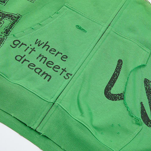 Vale Forever Inferno Zip Up 'Green'