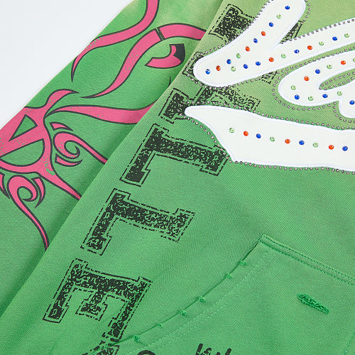 Vale Forever Inferno Zip Up 'Green'