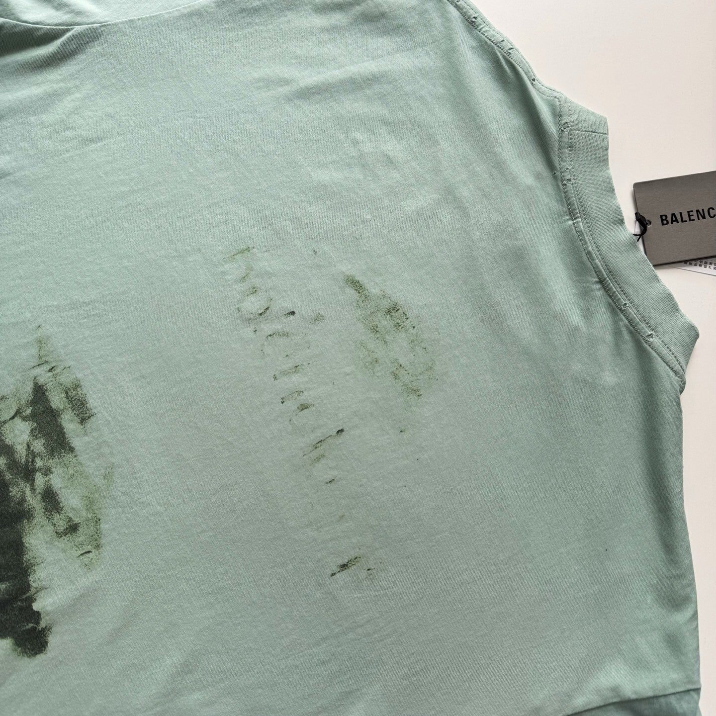 Balenciaga  DIY Imprint Cropped T-Shirt