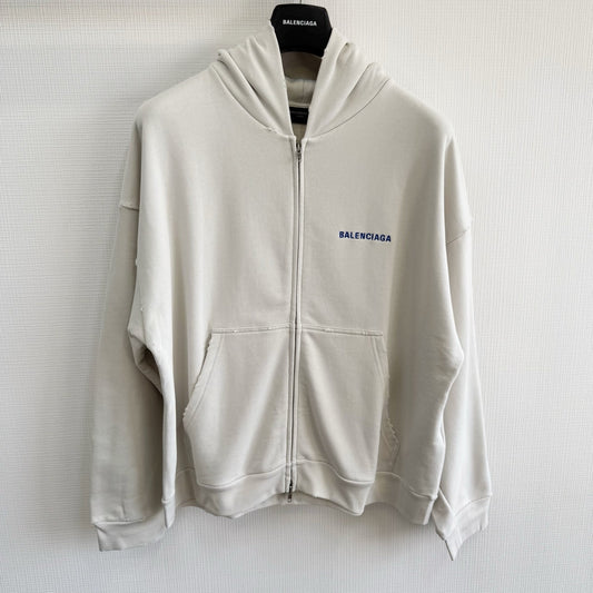 Balenciaga  Zip-Up Regular Fit Hoodie