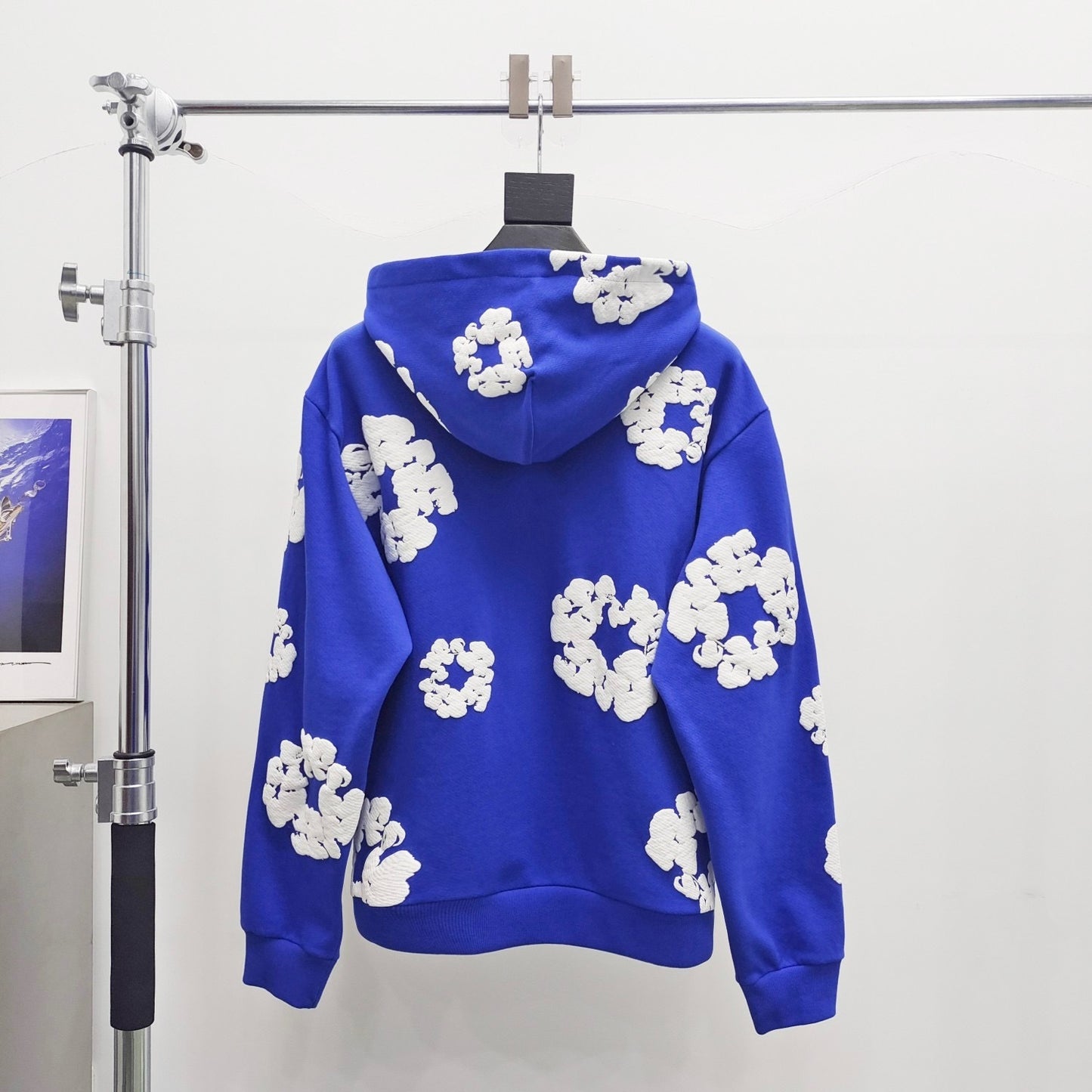 Dark blue denim tears hoodie