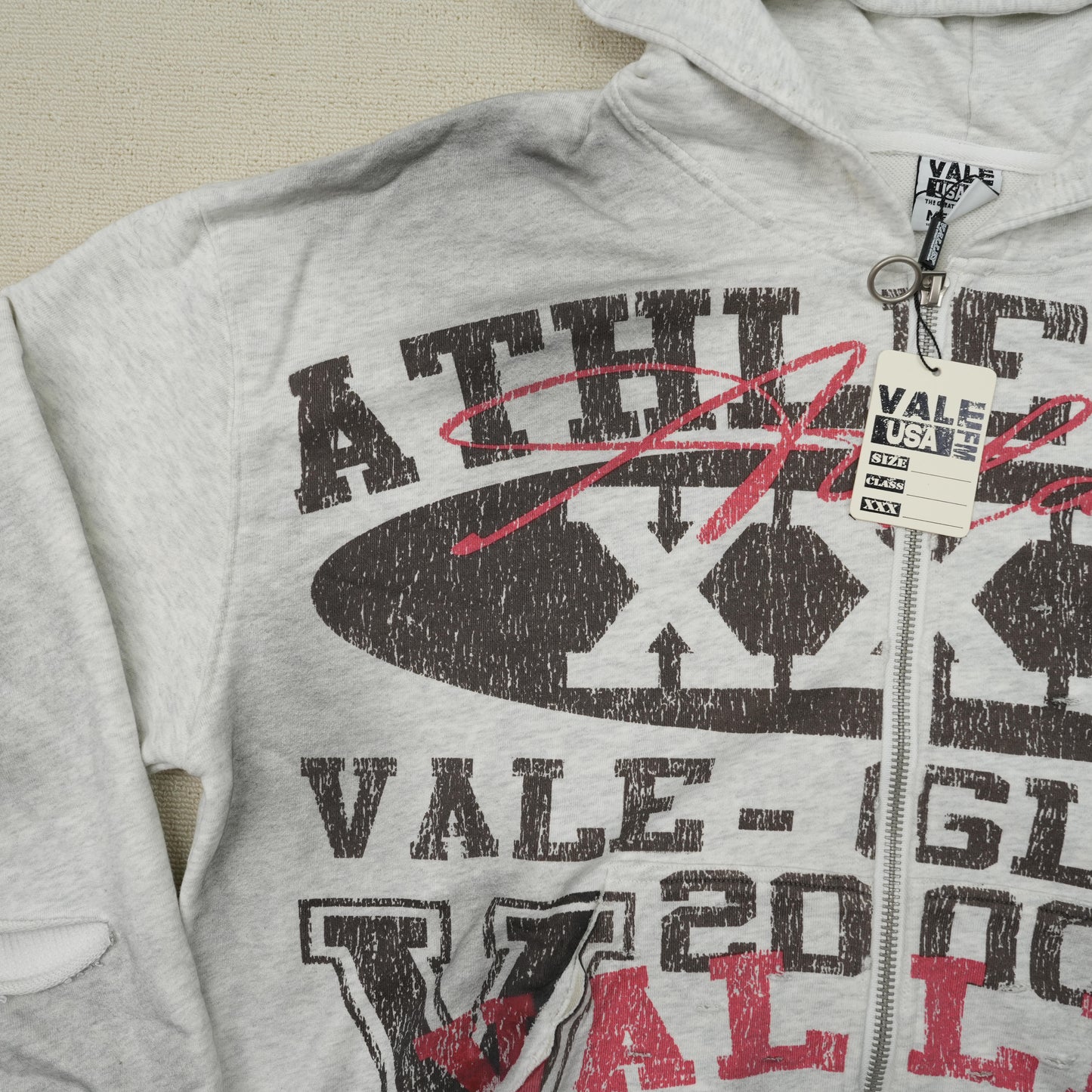 Vale Forever Destroyer Zip Up Hoodie