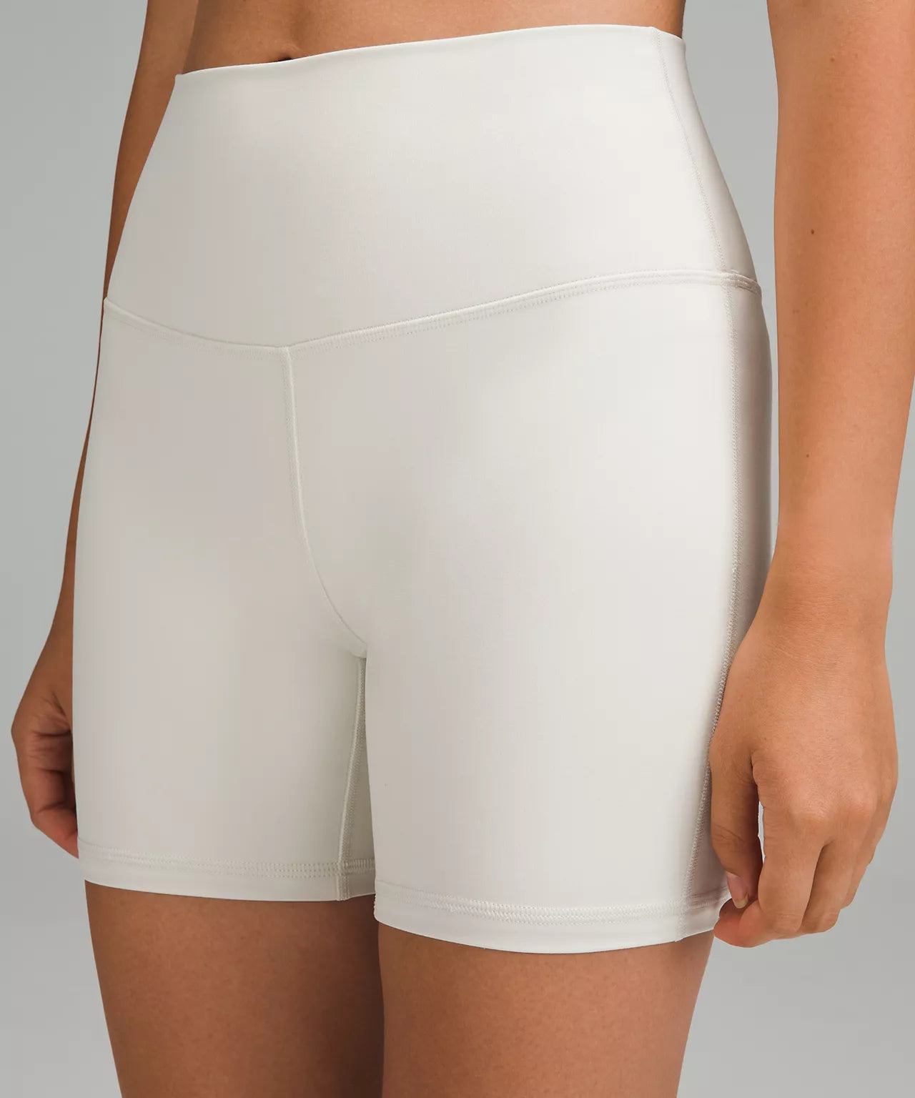 Lululemon bone high rise shorts