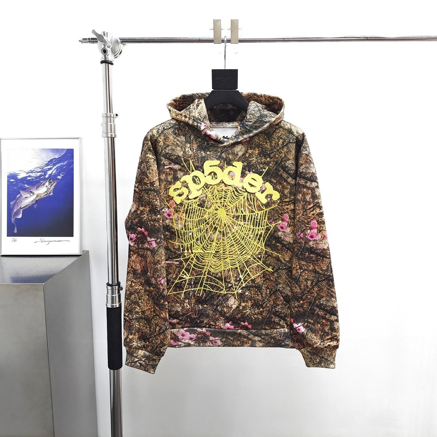 Camo sp5der hoodie