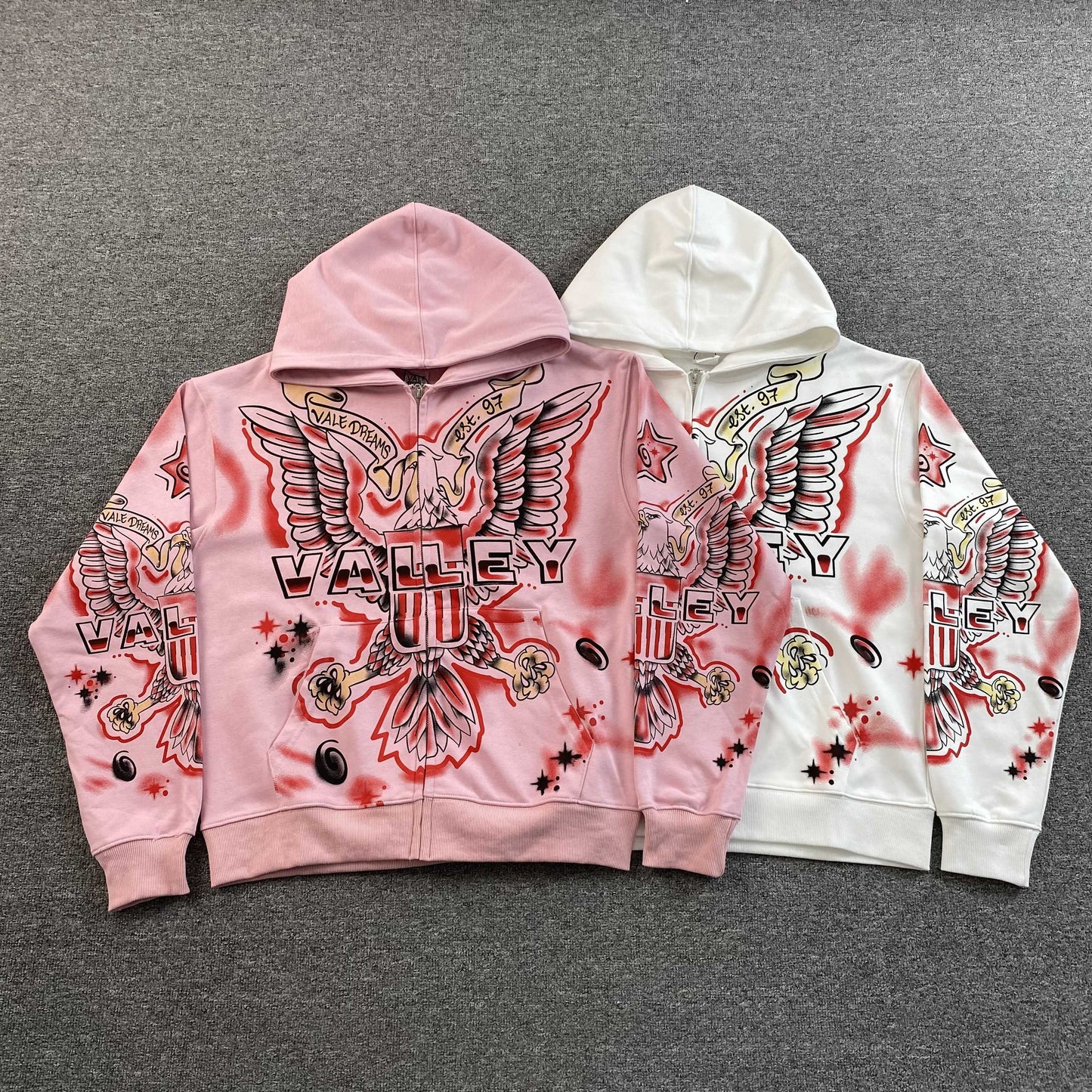 Vale Forever flag hoodies