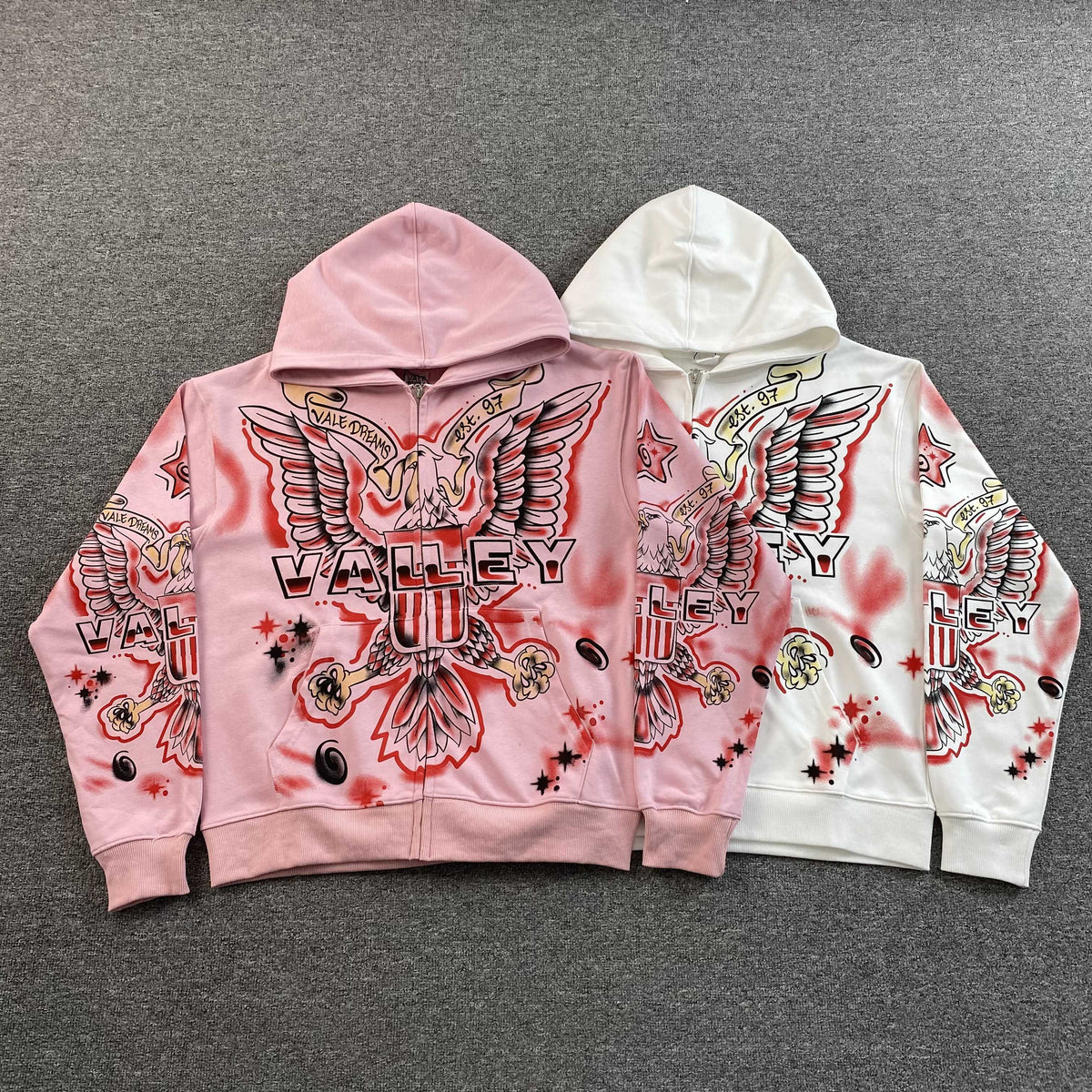 Vale Forever flag hoodies