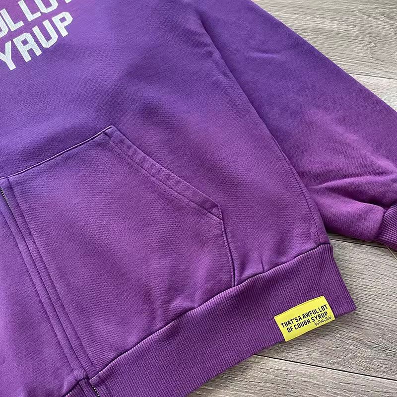 Purple that’s awful lotta cough syrup hoodie