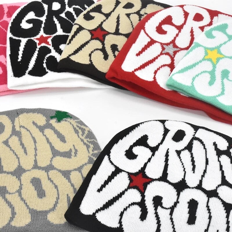 Gravity vision y2k beanies